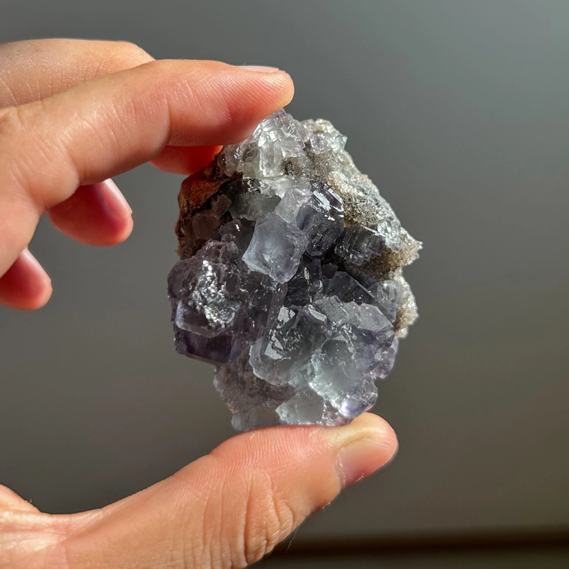 geode di Fluorite Blu